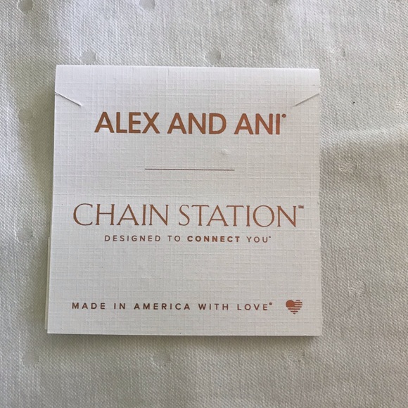 Alex and Ani Necklace w/ 3 Charms - Picture 2 of 5